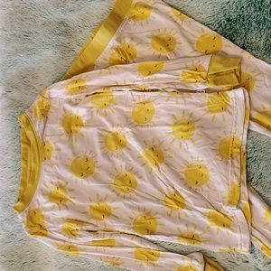 2T Little Sleepies sunshine 🌞 pajama set long sleeve and pants